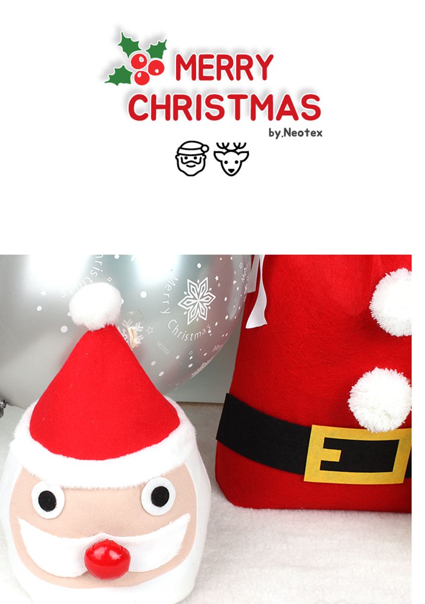 빨간코산타모자 크리스마스 선물 행사 소품 장식/산타모자/산타복장/산타복/변장/산타용자루/산타의상/산타
