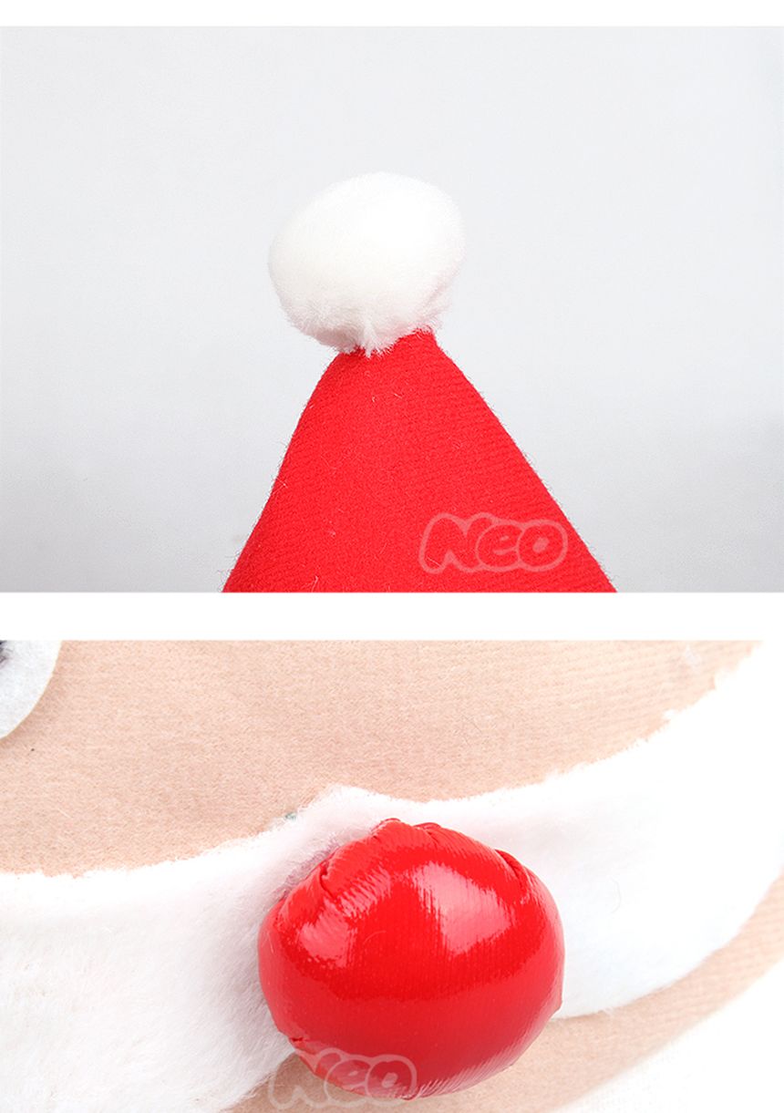 빨간코산타모자 크리스마스 선물 행사 소품 장식/산타모자/산타복장/산타복/변장/산타용자루/산타의상/산타
