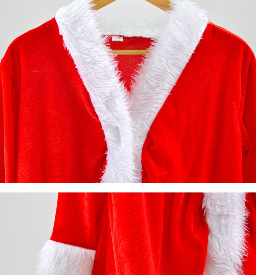 여자산타복세트(상의모자벨트3종)/산타복/산타변장세트/산타복세트/산타/산타변장/산타변장용품/산타용장갑