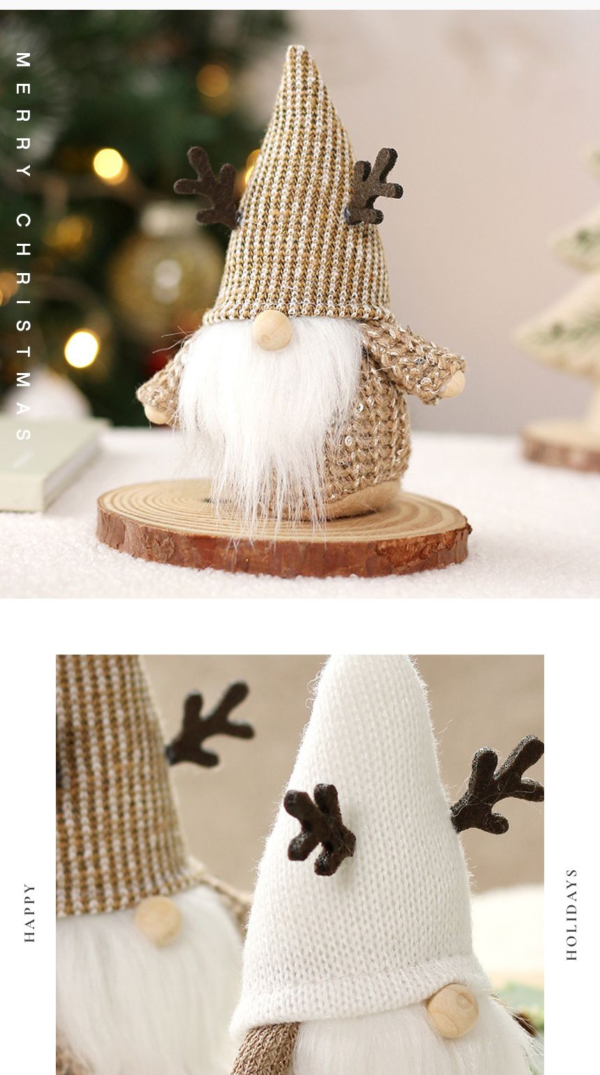 루돌프 사슴뿔 산타 크리스마스 장식 인형 소품/산타장식/산타소품/산타장식품/크리스마스소품/크리스마스