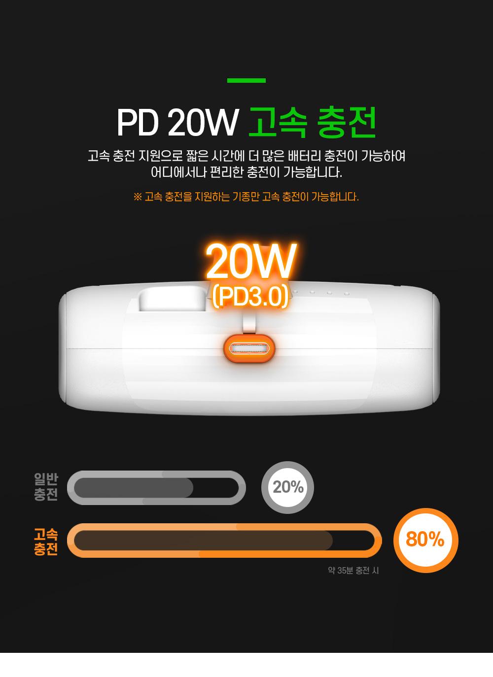 NEO2M 도킹형 C타입 고속 일체형 보조배터리 5000mAh/보조배터리/초소형보조배터리/휴대용보조배터리/가벼