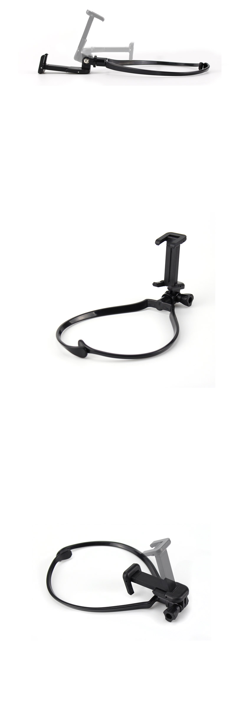 스마트폰 목 넥 마운트 유튜브 인스타 개인 방송 리뷰/넥거치대/개인촬영소품/개인촬영/유투브촬영소품/거