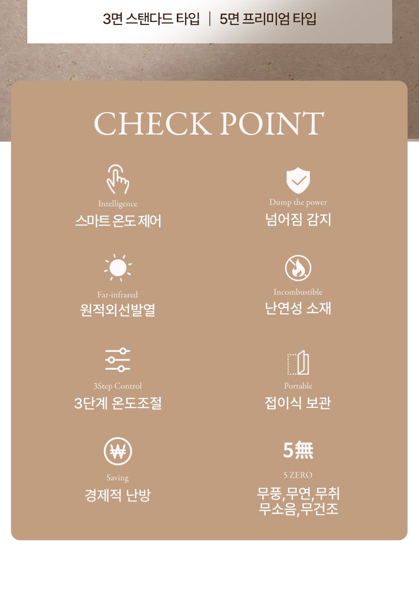 에어디자인 접이식 파티션히터 발난로 폴딩히터 3면/발난로/온열쿠션/온열발난로/사무실발난로/히팅패드/미