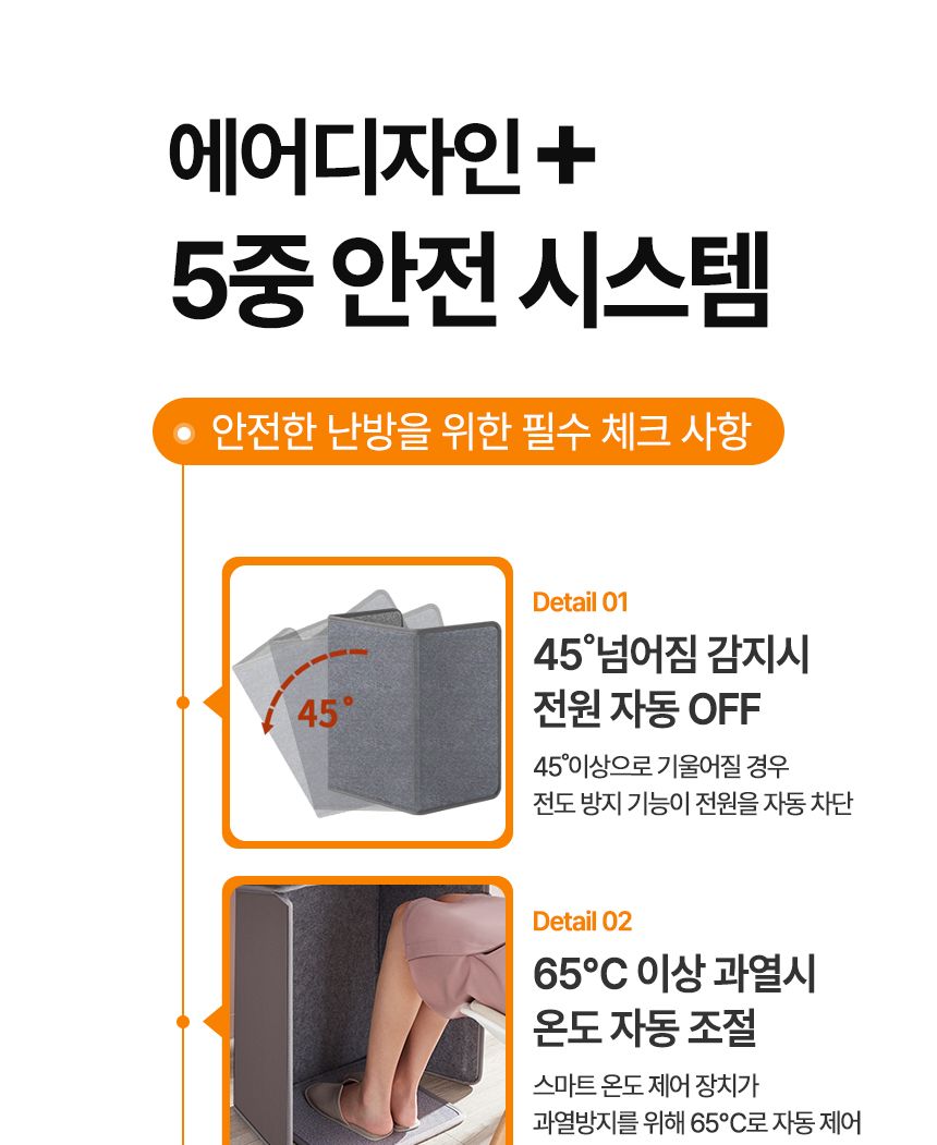 에어디자인 접이식 파티션히터 발난로 폴딩히터 3면/발난로/온열쿠션/온열발난로/사무실발난로/히팅패드/미