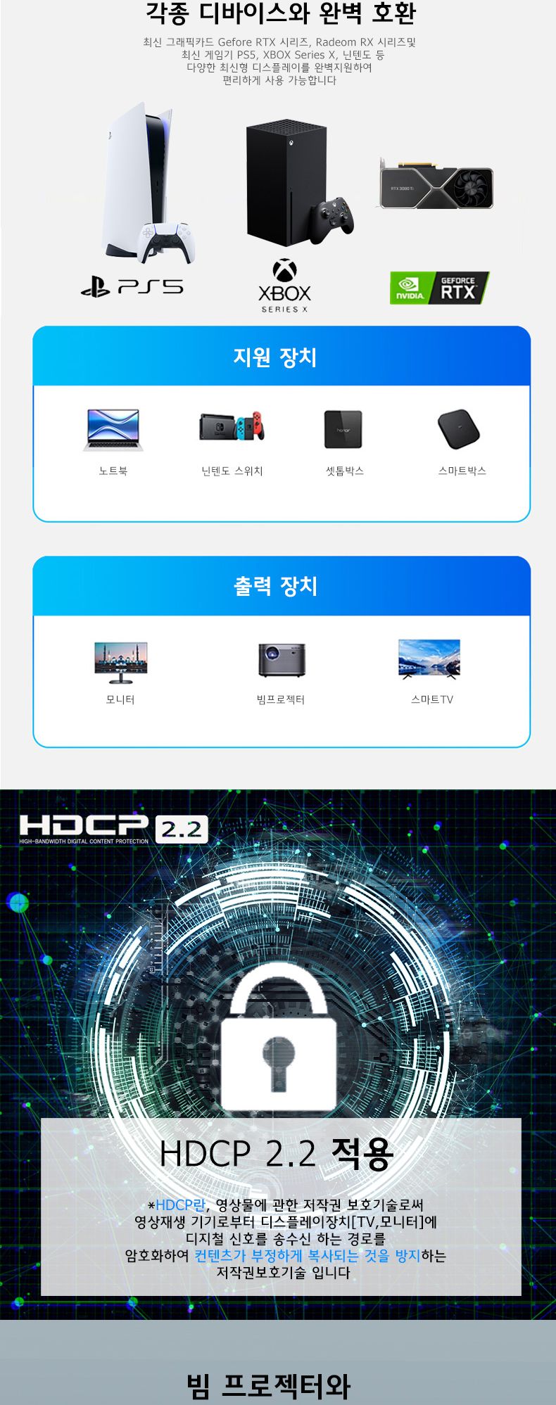 Soopii VESA 8K 40Gbps DP to DP 2.1 케이블 DP40 1m/DP케이블/DP영상선/HDMI/HDMI케이블/HDMI선/모니터케