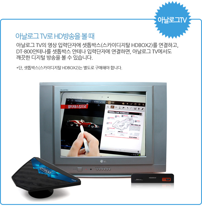 스카이디지탈 SKY DT-800 HDTV 안테나/안태나/안테나/방송수신/디지털방송수신/방송수신용품/디지털안태나/