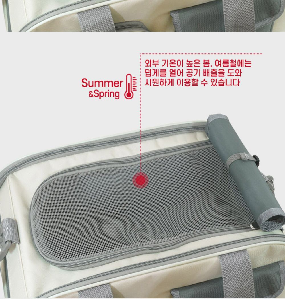 강아지 셔틀백 (민트) 고양이 산책용 가방/강아지산책가방/강아지가방/강아지이동가방/튼튼한가방/내구성좋