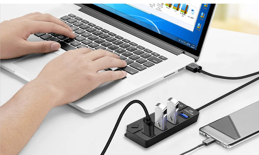 도코니 USB 3.0 4포트 허브/허브/USB포트/USB허브/네트워크/인터넷허브/랜허브/랜케이블/랜선허브/스위칭허