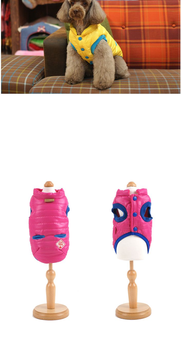 강아지 유광 패딩 조끼 입기 편한 강아지 옷 10초/강아지패딩/강아지점퍼/강아지옷/강아지조끼/반려동물옷/