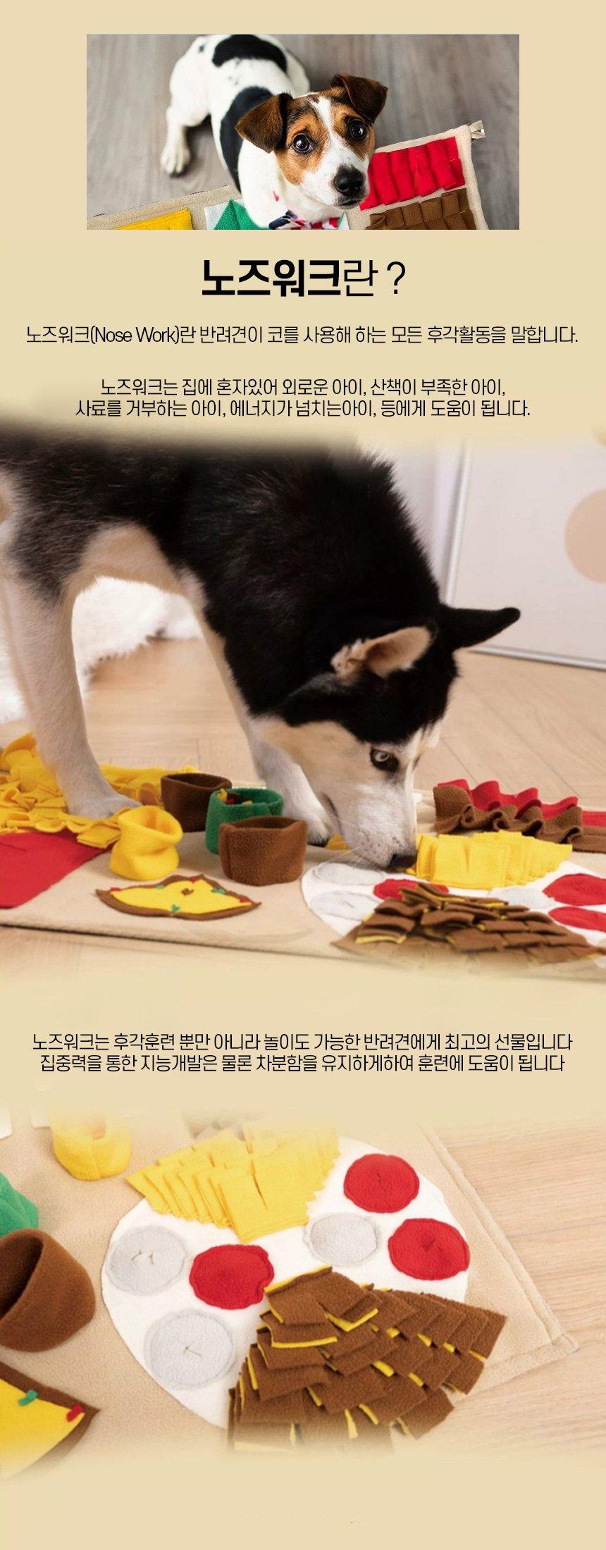 피크닉 노즈워크 패드 간식숨기기 강아지 장난감 매트/간식숨기기/강아지노즈워크/강아지분리불안해소/강아