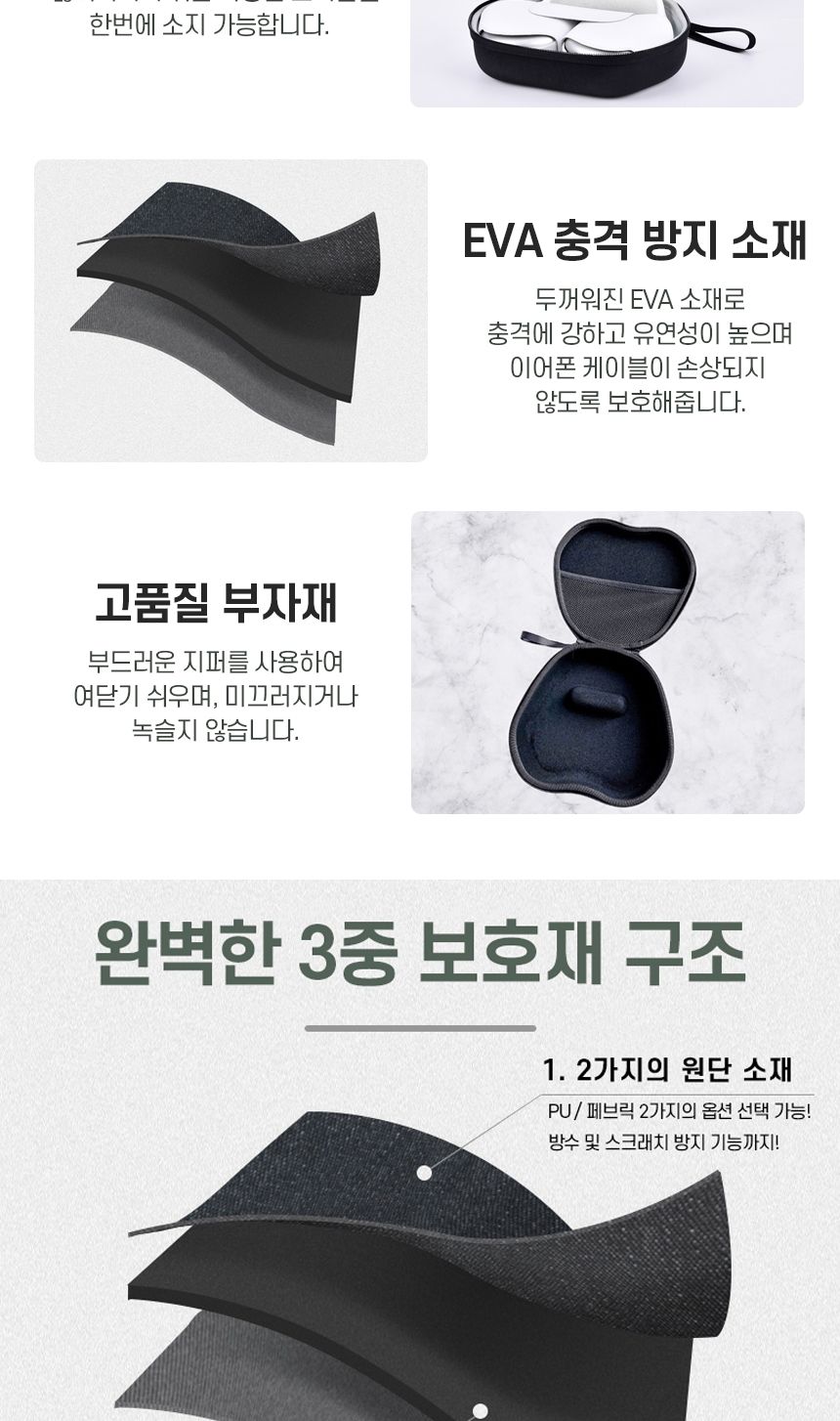 에어팟맥스 호환 패브릭케이스 가죽케이스 보관케이스/에어팟맥스/에어팟맥스호환/풀커버패브릭케이스/가죽