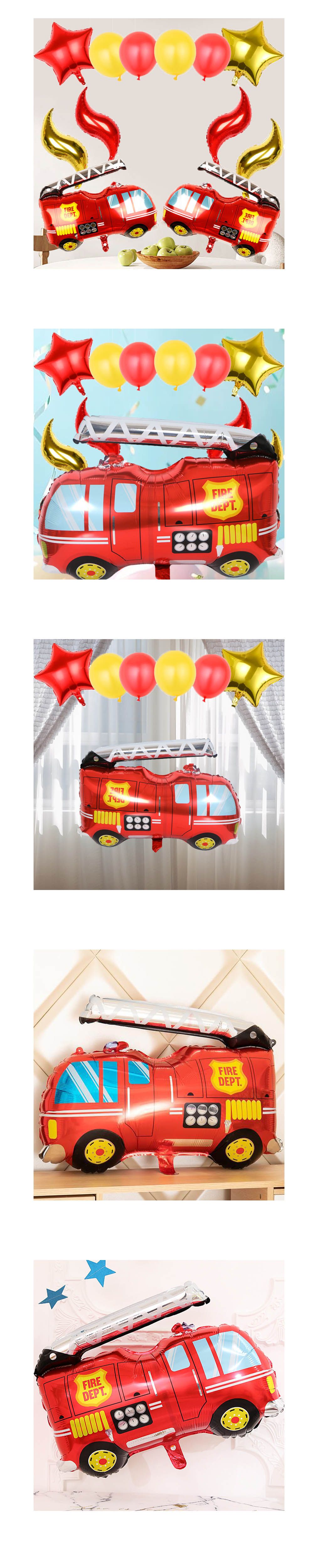 생일파티 풍선 세트 이벤트용품 파이어 소방차풍선/소방차풍선/특별한풍선/파티풍선/해피벌쓰데이/파티용품