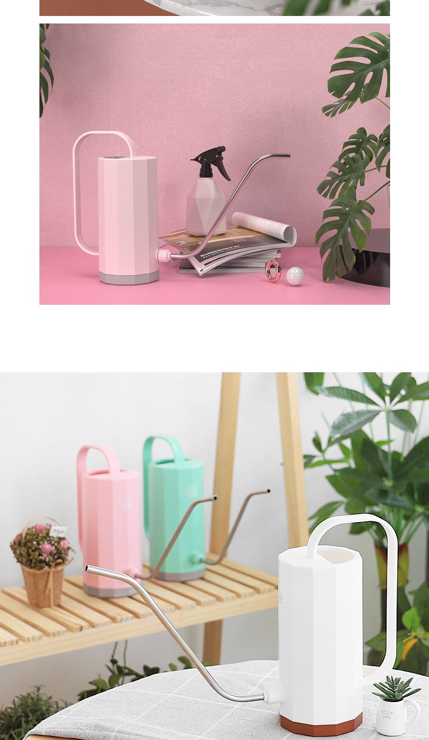 홈 가드닝 화분 베란다 정원 북유럽풍 물뿌리개 1.2L/물뿌리게/물조루/물조리게/물조리개/가드닝소품/분무/