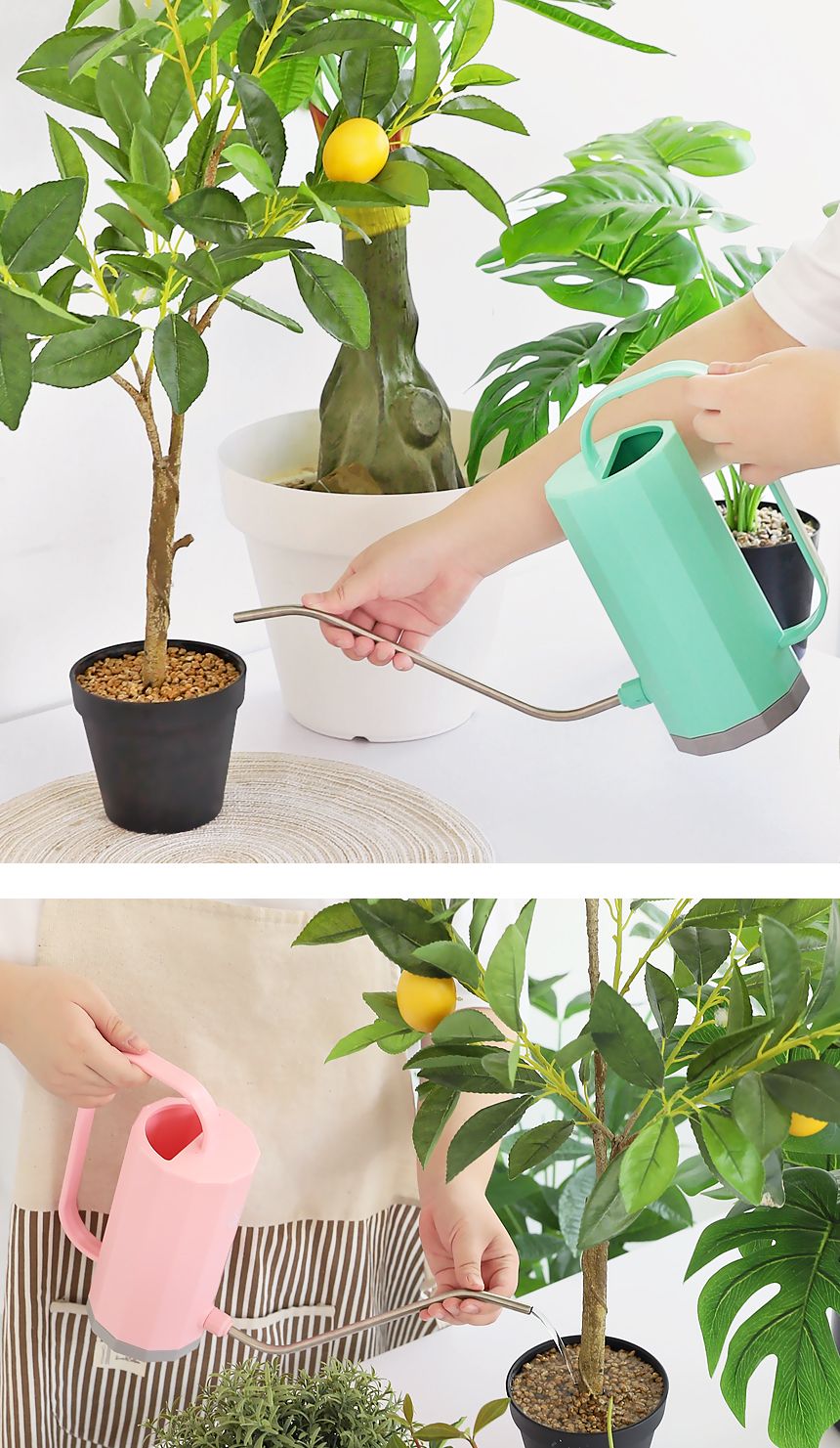 홈 가드닝 화분 베란다 정원 북유럽풍 물뿌리개 1.2L/물뿌리게/물조루/물조리게/물조리개/가드닝소품/분무/