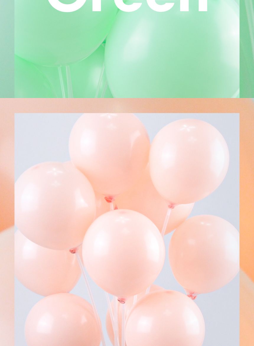 파티 장식 풍선 100개 생일 홈파티용 돌잔치 혼합색상/파티용품/파티풍선/파티장식/풍선장식/파스텔풍선/생