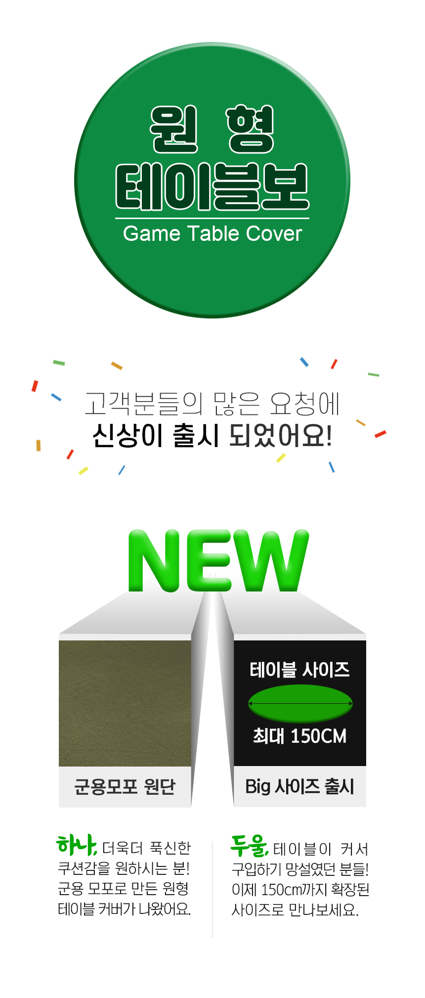 원형 화투 게임 포커 매트 테이블보 군용모포 커버/화투매트/카드놀이매트/화투놀이/테이블커버/화투판/카