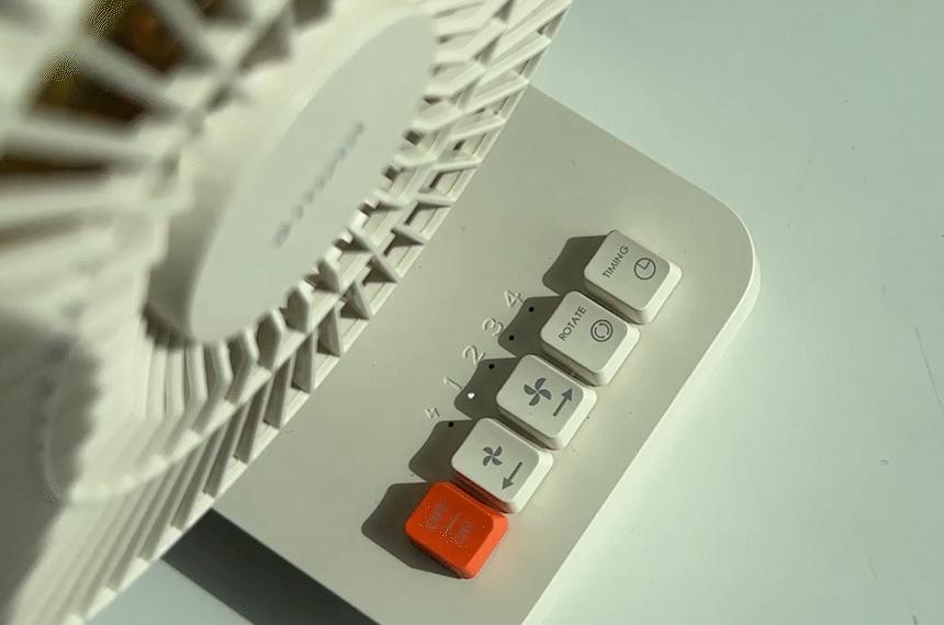 rozet 탁상형 책상용 무선 회전 레트로선풍기 RX-8110/캠핑무선선풍기/캠핑용선풍기/충전식선풍기/소형선풍