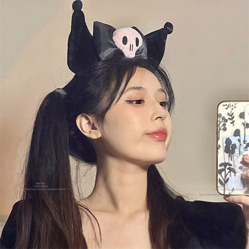 귀여운 머리띠 캐릭터 소품 쿠로 생일파티 할로윈/쿠로/졸업사진/마이멜/폼폼/토끼/강아지/악마/얼굴작아보