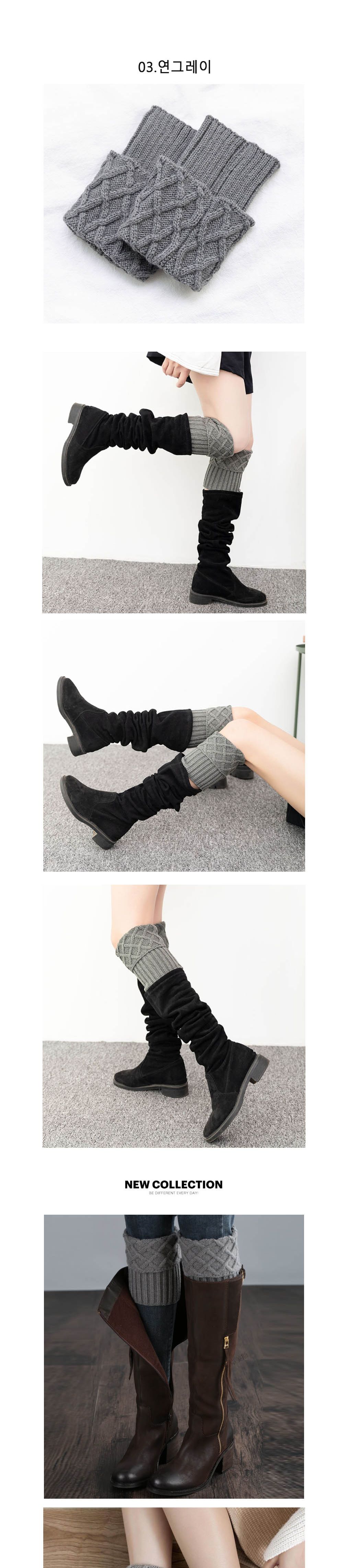 겨울 발목토시 레그워머 레이어드 니트 겨울 토시/발목토시/레그워머/겨울발토시/다리워머/종아리토시/겨울
