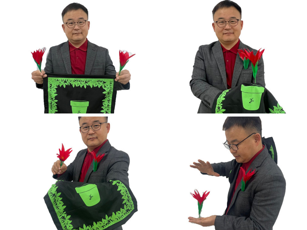 꽃과스카프(Flower Scarf) 마술 꽃마술 스카프마술/마술/마술놀이/마술장난감/마술세트/어린이매직/초등학