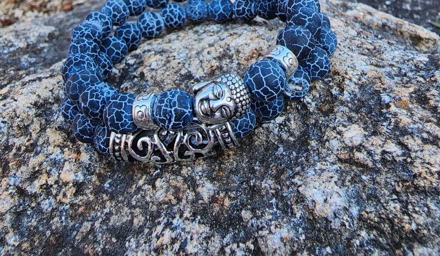 불교염주 풍화 원석 부처님 팔찌 세트 대운 행운 부처/부처님오신날/석가탄신일/불교염주/사월초파일/부처