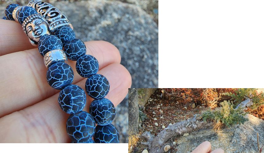 불교염주 풍화 원석 부처님 팔찌 세트 대운 행운 부처/부처님오신날/석가탄신일/불교염주/사월초파일/부처