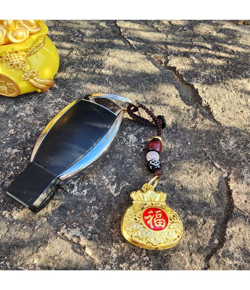 불교 재물과 복을 부르는 황금 복주머니 키링 금전운/부처님오신날/석가탄신일/불교염주/사월초파일/재물운