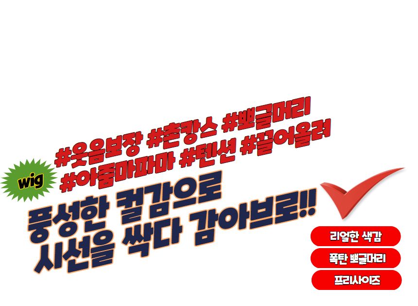 뽀글이가발 인생사진 네컷 폭탄 뽀글머리 가발/재밌는선물/파티/코스프레스타일/코스프레패션/행사용품/캐