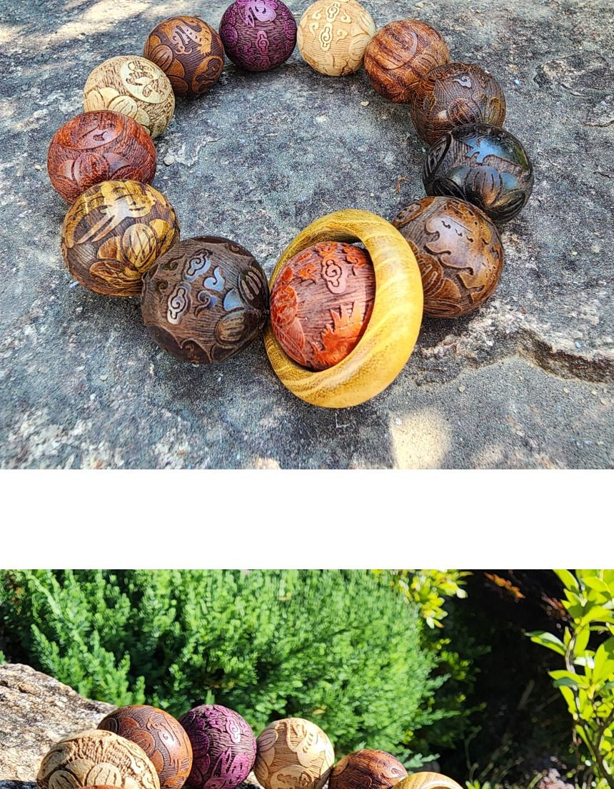 12가지 띠별 부적 십이지신 염주 단주 기어봉/염주/차량염주/기어봉염주/나무염주/불교/불교용품/불교선물/