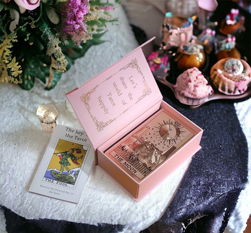 더풀타로 에디션 타로카드 로즈골드 유니버셜 웨이트/카드/카드놀이/타로/타로카드/타로카드세트/유니버셜