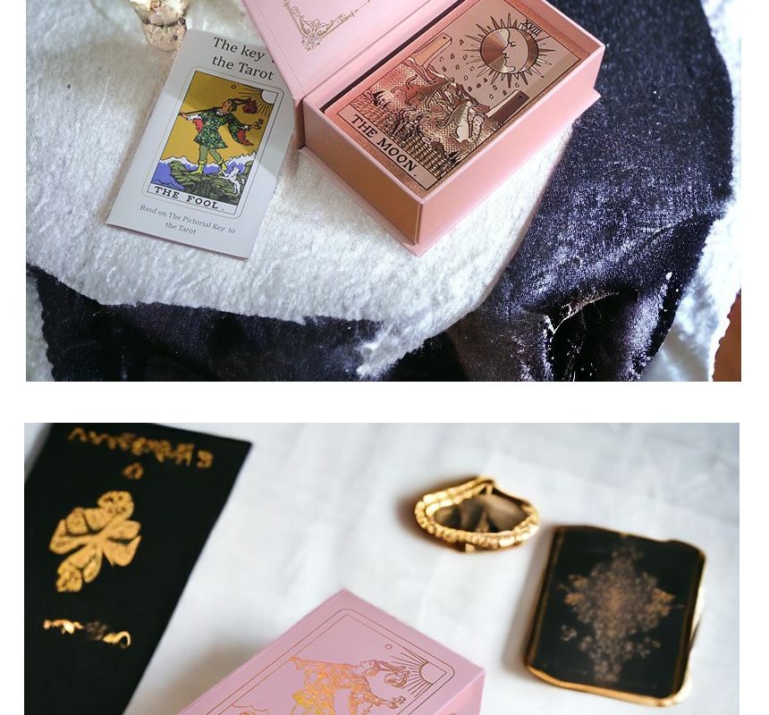 더풀타로 에디션 타로카드 로즈골드 유니버셜 웨이트/카드/카드놀이/타로/타로카드/타로카드세트/유니버셜