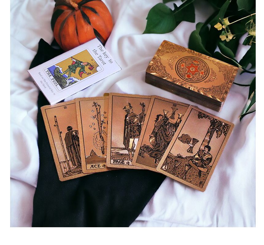 더풀타로 에디션 타로카드 로즈골드 유니버셜 웨이트/카드/카드놀이/타로/타로카드/타로카드세트/유니버셜