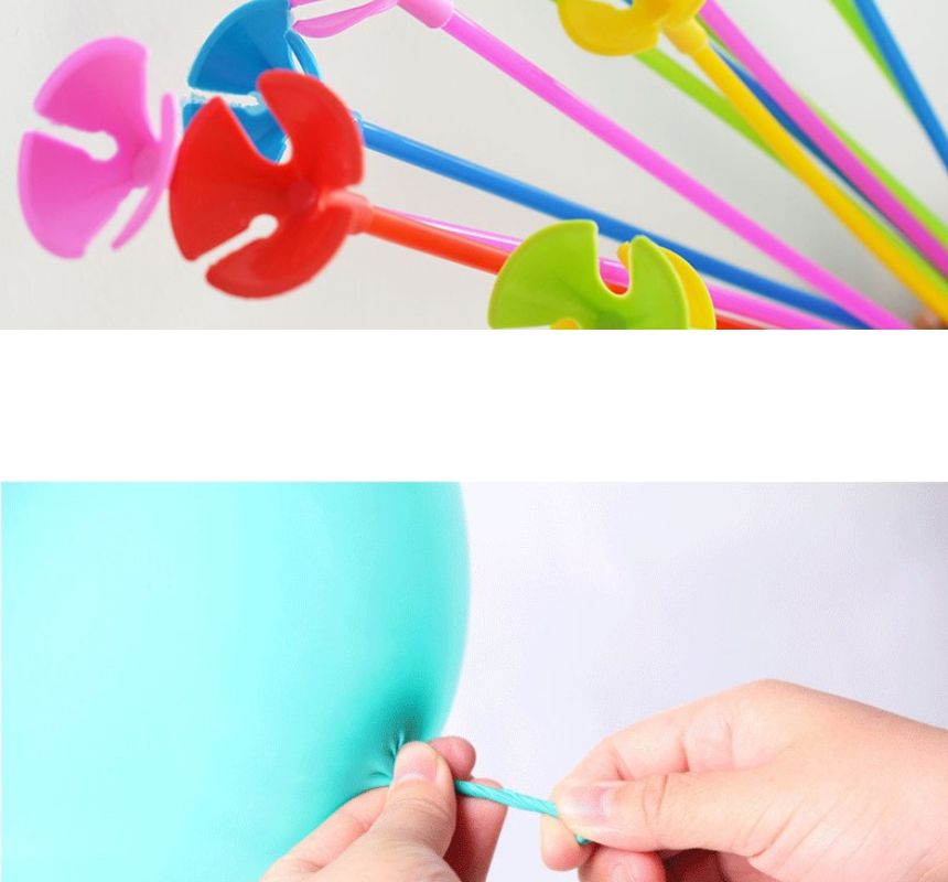 풍선막대 홀더 스틱 세트 100p/풍선고정막대/풍선컵빨대/풍선컵막대/풍선스틱컵/풍선컵스틱/풍선봉/풍선스