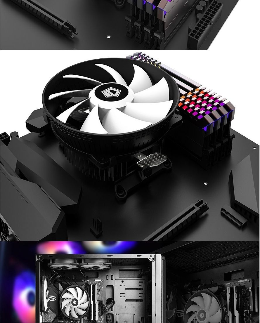 CPU 쿨러 RGB 인텔 AMD TDP 100W 쿨링팬 PC 튜닝 공랭/쿨러/CPU쿨러/공랭/공냉/INTEL/인텔/인텔12세대/CPU1