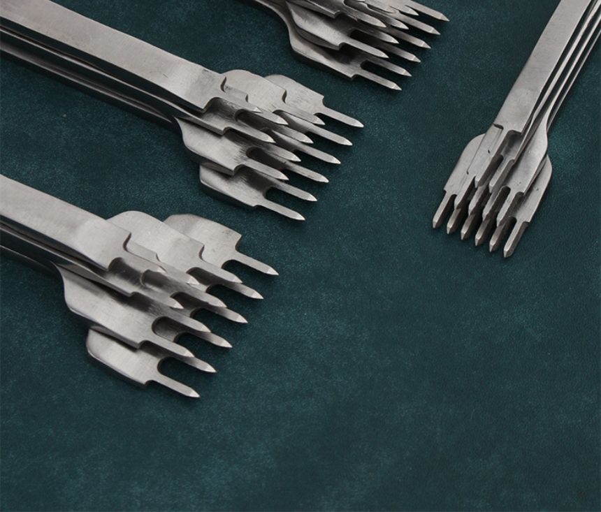 지갑 가죽 공예 바느질 작업 다이아몬드 치즐 세트/그리프/가죽공예/가죽공예도구/목타/치즐/다이아몬드치