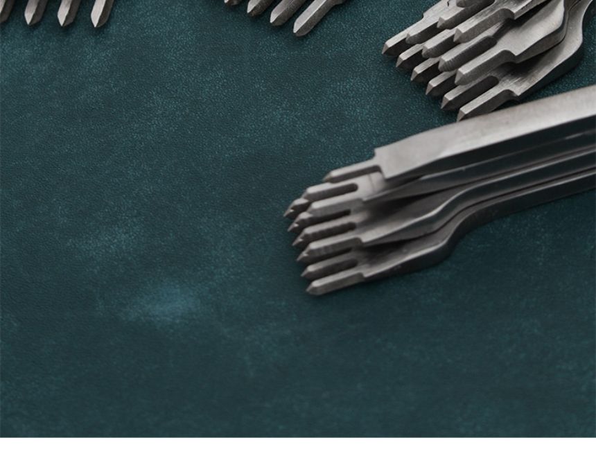 지갑 가죽 공예 바느질 작업 다이아몬드 치즐 세트/그리프/가죽공예/가죽공예도구/목타/치즐/다이아몬드치