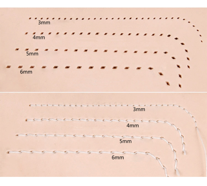 지갑 가죽 공예 바느질 작업 다이아몬드 치즐 세트/그리프/가죽공예/가죽공예도구/목타/치즐/다이아몬드치
