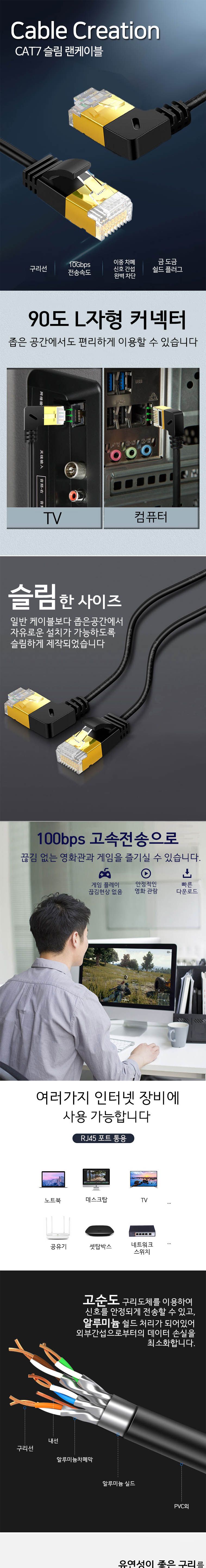 LAN선/인터넷케이블/꺽임케이블/네트워크선/인터넷선/고속랜선/꺽인랜선/랜케이블/꺽임랜선/랜선