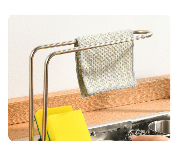 접이식 싱크대 물빠짐 수세미받침 걸이 받침대 스텐/수세미걸이/수세미받침대/씽크대수세미걸이/수세미보관
