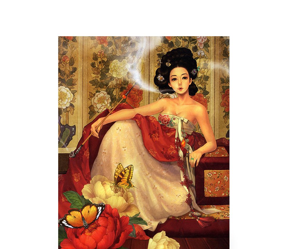 500피스 직소퍼즐 - 목단화 여인 (액자포함)/그림맞추기/그림퍼즐/퍼즐놀이/직소퍼즐/퍼즐/조각퍼즐/취미퍼