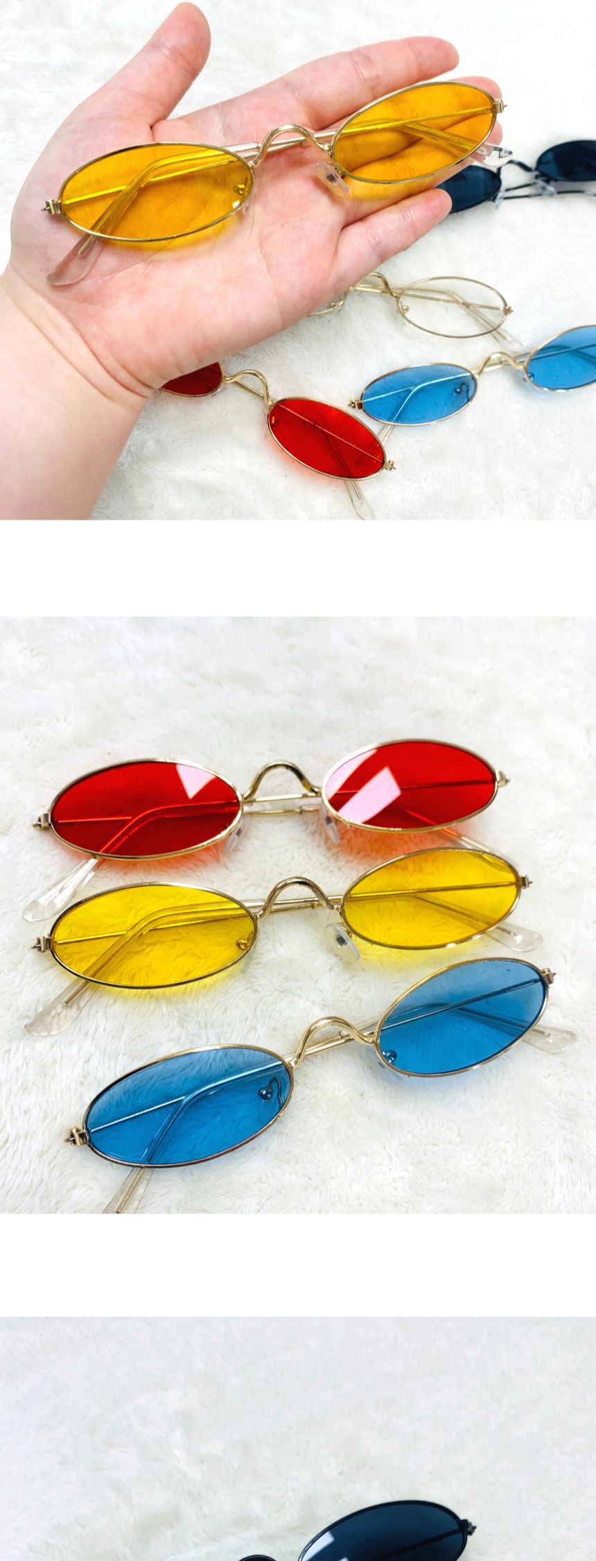 알이 작은 선글라스 5컬러 스티커사진 소품 악세서리/파티안경/인싸안경/관종안경/인싸템/관종템/재밌는안