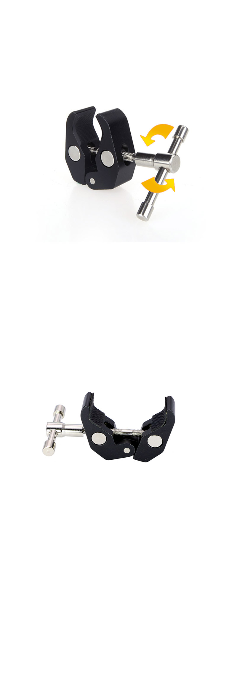 GOPRO9 호환 고정 슈퍼 클램프 볼헤드 마운트 방송/집게마운트/액션캠클램프/액션캠집게/액션캠마운트/액션