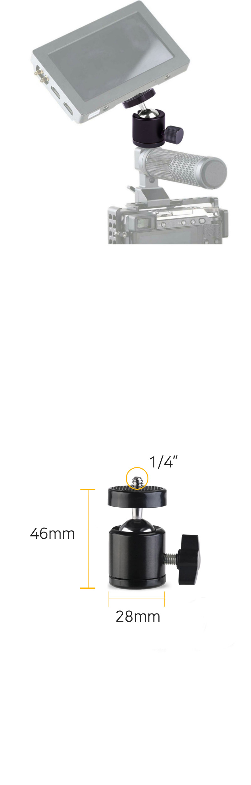 GOPRO9 호환 고정 슈퍼 클램프 볼헤드 마운트 방송/집게마운트/액션캠클램프/액션캠집게/액션캠마운트/액션