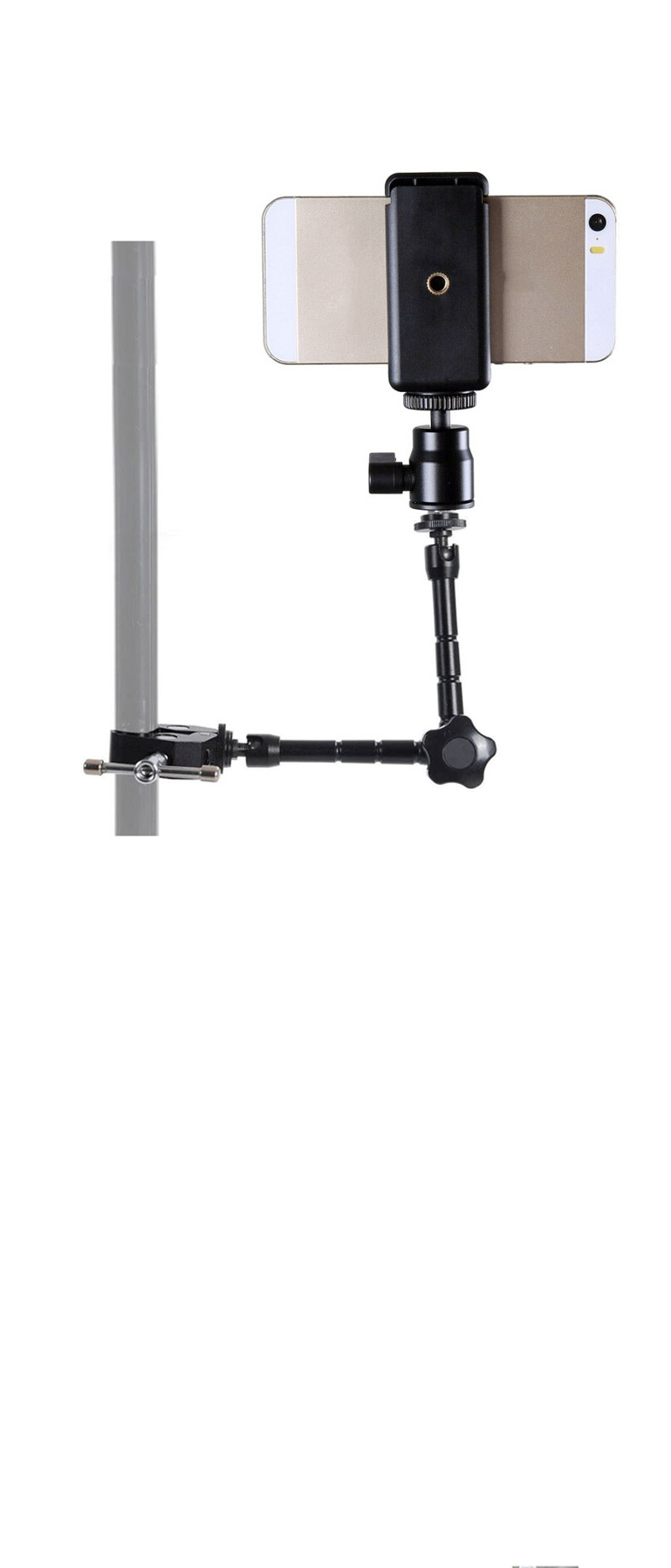 고프로9 호환 슈퍼 클램프 매직암 마운트 방송 촬영/자전거캠거치대/바이크캠거치대/액션캠거치대/액션캠용