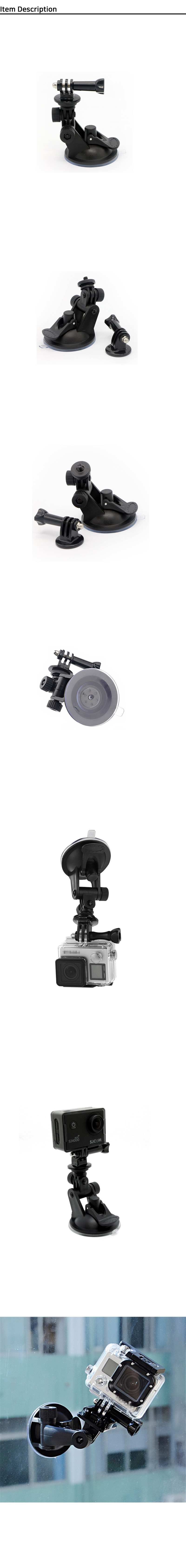 GOPRO9 유리 석션컵 마운트 자동차 주행 영상 촬영/흡착식마운트/유리용캠마운트/유리용고프로마운트/액션