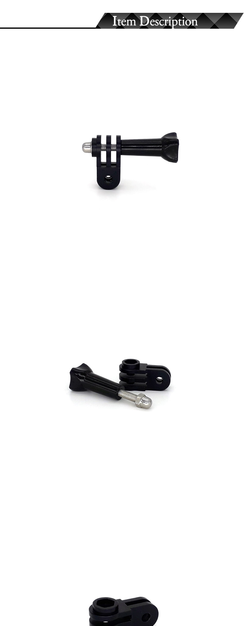 고프로9 호환 90도 방향 각도 변환 연장 암 아답터/각도변경어댑터/각도변환어댑터/캠연장마운트/캠마운트/