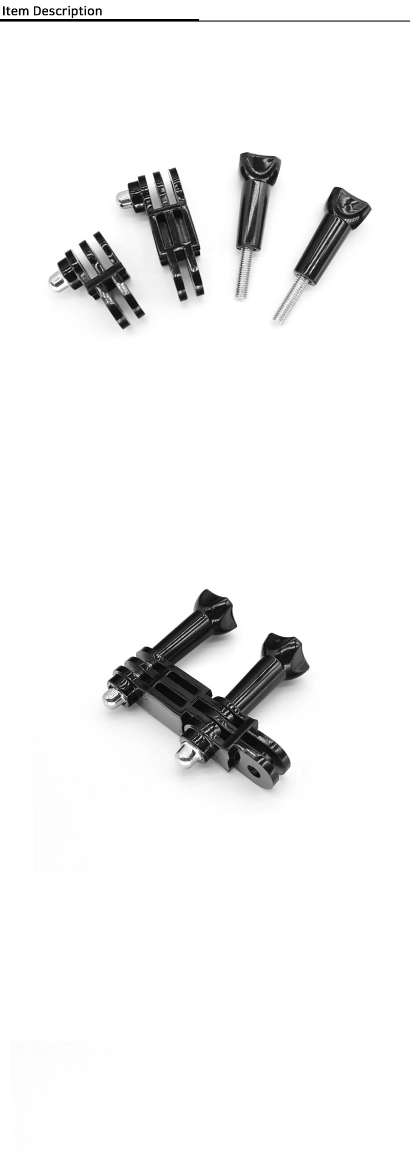 고프로9 호환 각도 변환 마운트 길이 연장 아답터/캠연장마운트/캠마운트/액션캠부품/카메라부품/액션캠나