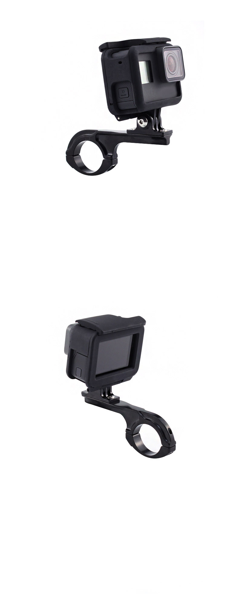 액션캠 악세서리 자전거 핸들 마운트 거치대 브라켓/자전거캠거치대/바이크캠거치대/액션캠거치대/액션캠용