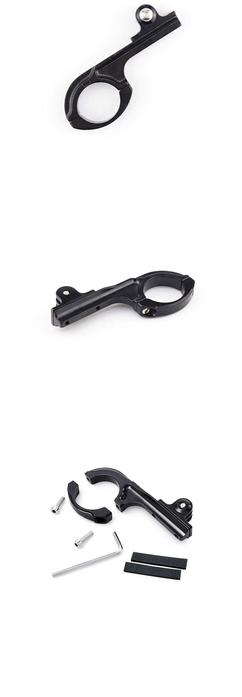 액션캠 악세서리 자전거 핸들 마운트 거치대 브라켓/자전거캠거치대/바이크캠거치대/액션캠거치대/액션캠용