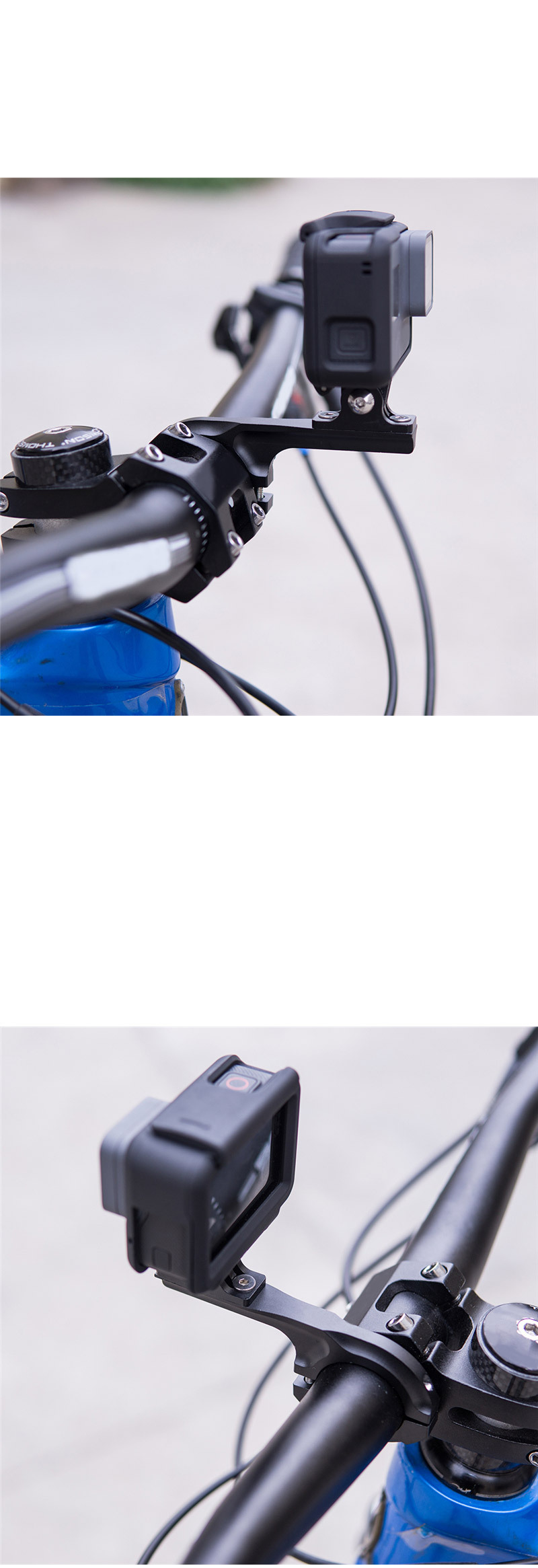 액션캠 악세서리 자전거 핸들 마운트 거치대 브라켓/자전거캠거치대/바이크캠거치대/액션캠거치대/액션캠용
